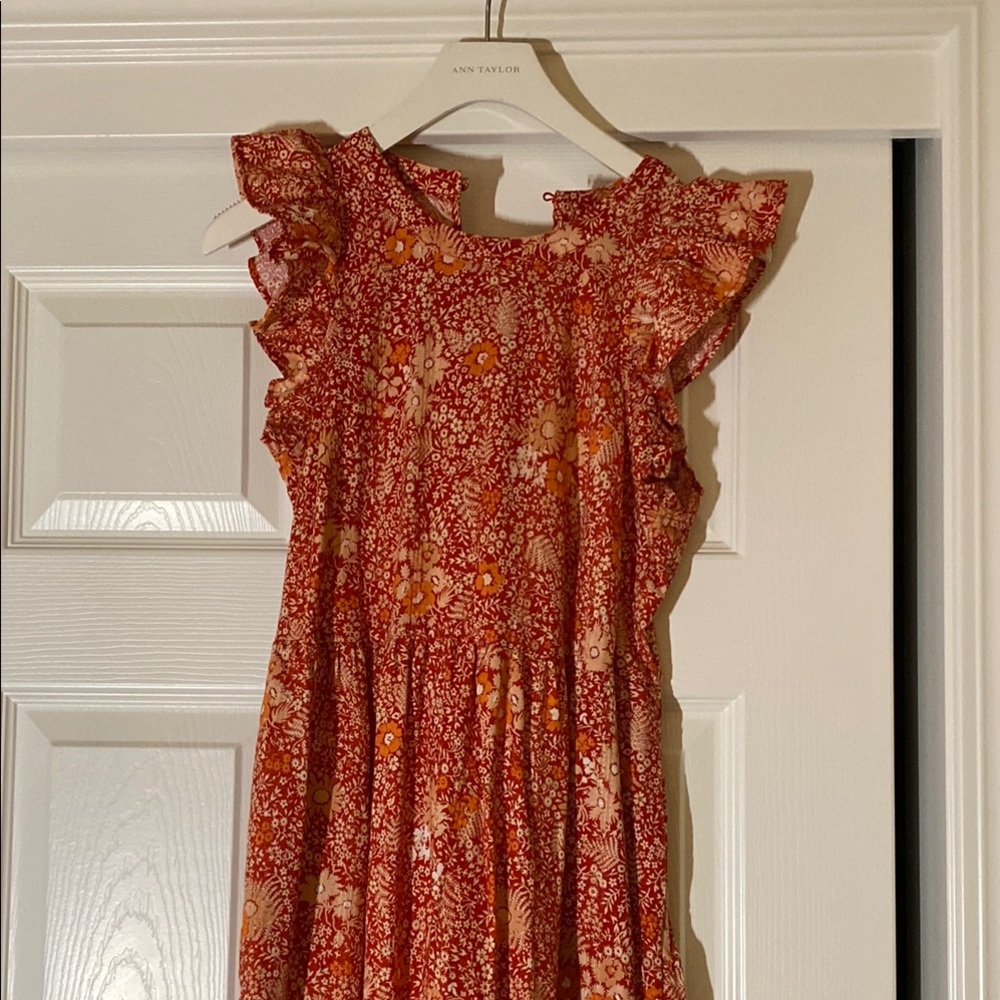 Universal Thread Red Ruffled Tiered Maxi Sundress